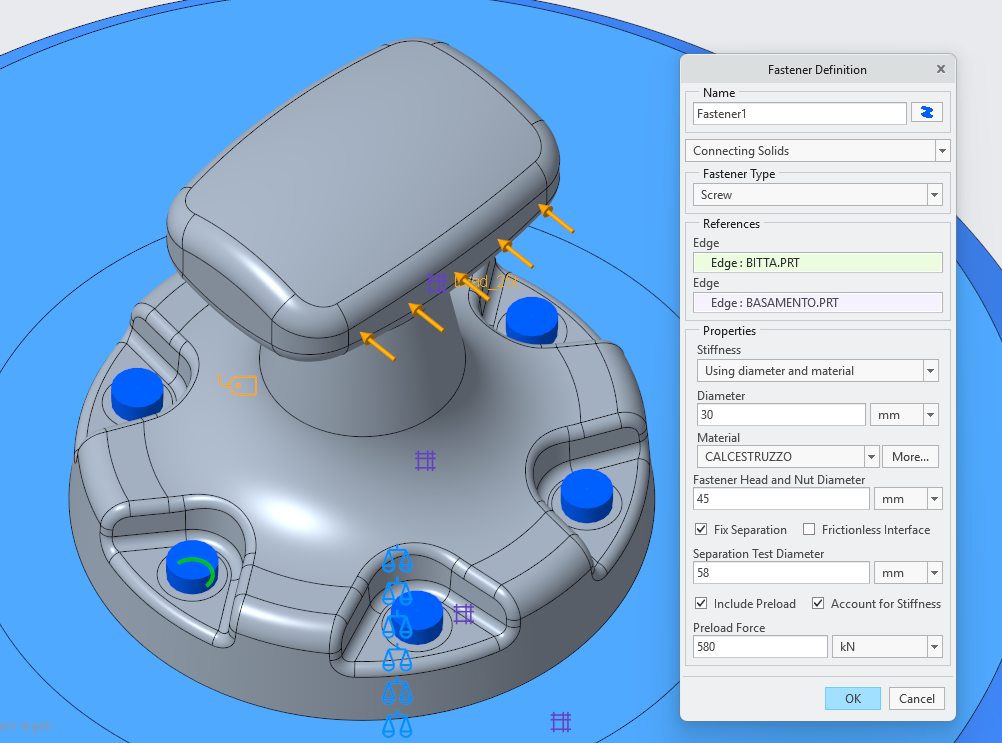 FEM_Fasteners_Creo_Simulate