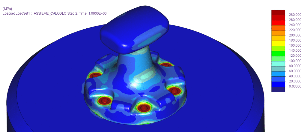 FEM_Model_Von_Mises_Stress FEM Model Von Mises Stress